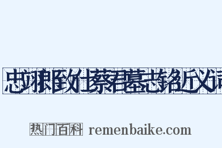 忠翊郎致仕蔡君墓志铭近义词是什么意思的图片
